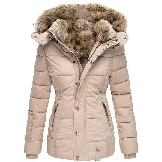 Stylish handcrafted unisex waterproof winter jacket for cold weather. Warm insulated outdoor outerwear.
