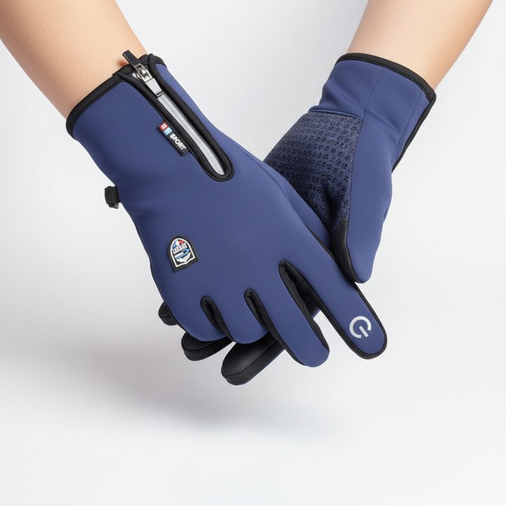 Unisex waterproof gloves for winter, with touchscreen compatibility, perfect for outdoor adventures