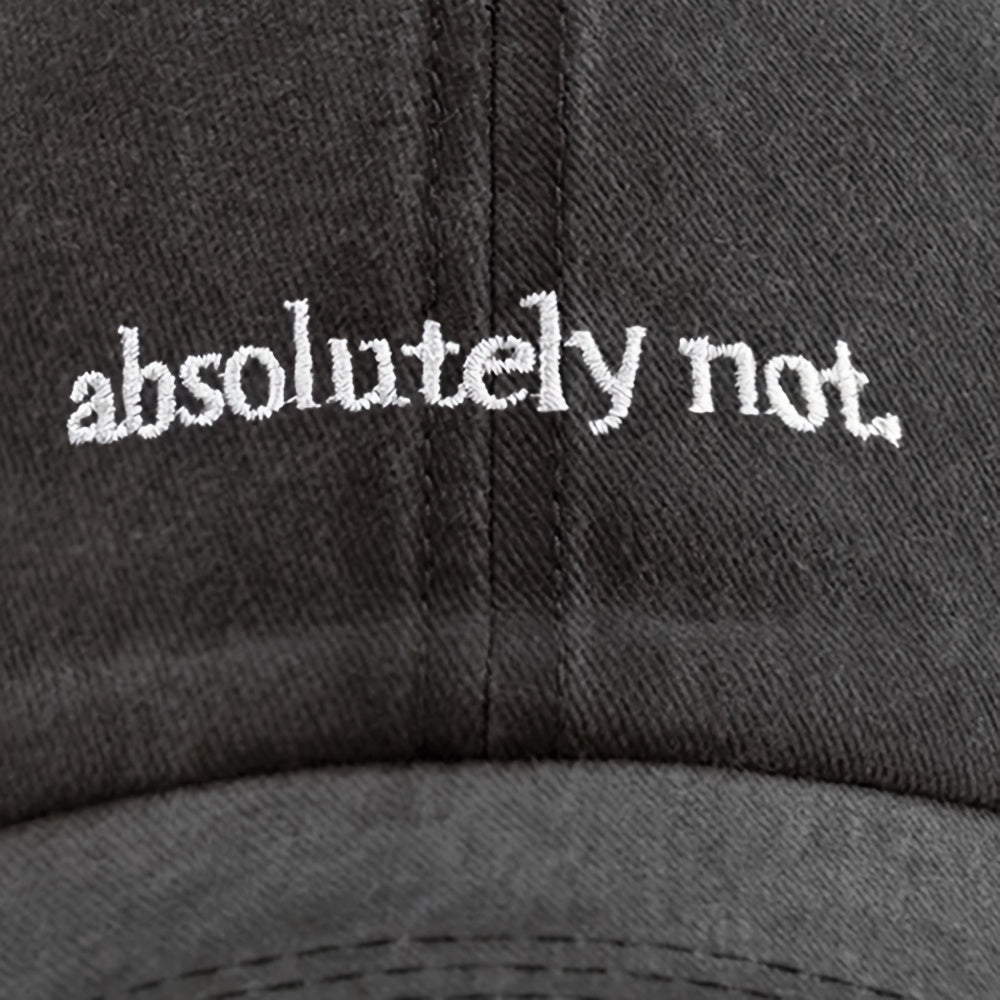 Stylish Washed Cotton Baseball Cap, side view. Low profile design, perfect unisex accessory for a relaxed look.