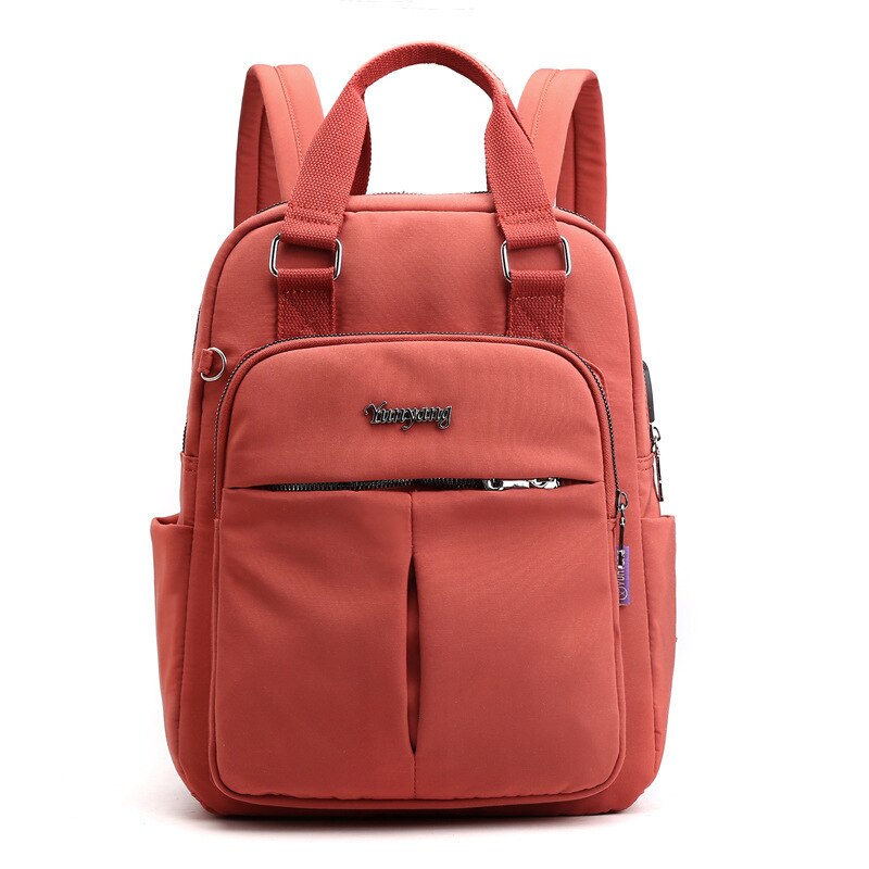 Ergonomic design of an anti-theft USB backpack, comfortable for travel