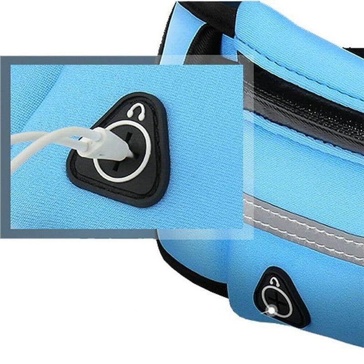 Unisex water-resistant running waist pack for phones & essentials. Great for jogging & workouts.