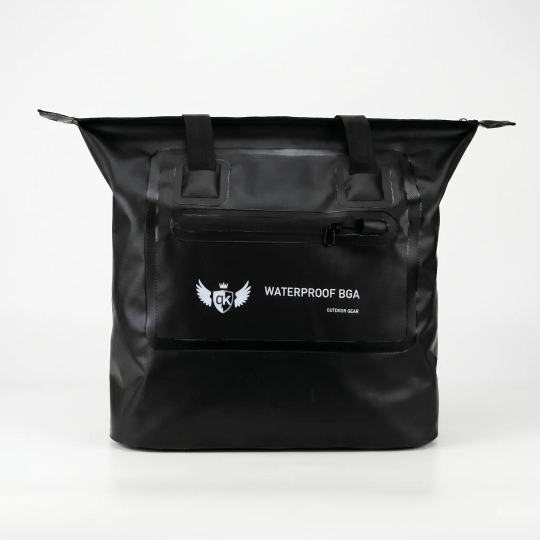 Versatile storage bag: spacious waterproof shoulder tote, ideal for carrying gear on any adventure.