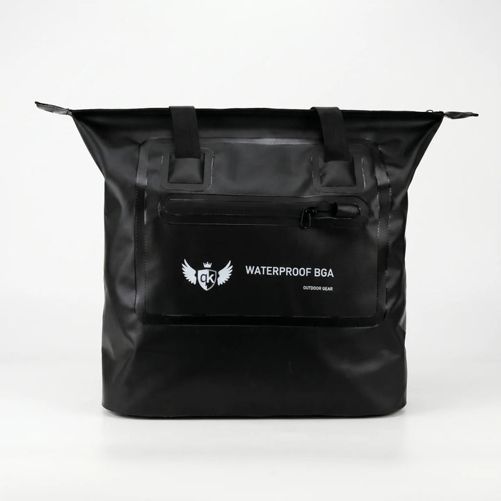 Versatile storage bag: spacious waterproof shoulder tote, ideal for carrying gear on any adventure.