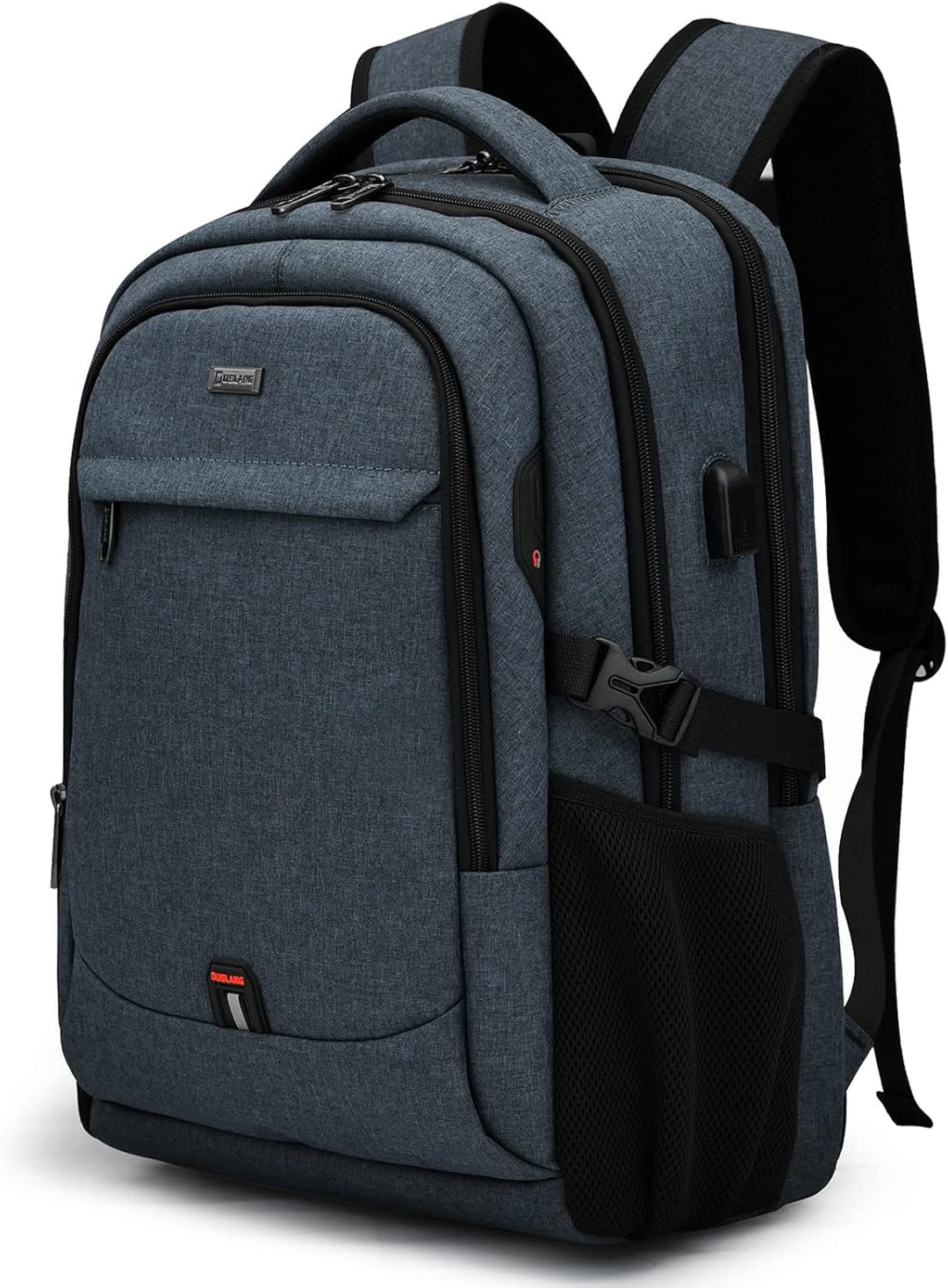Practical USB backpack for students, water-resistant & highly organized.