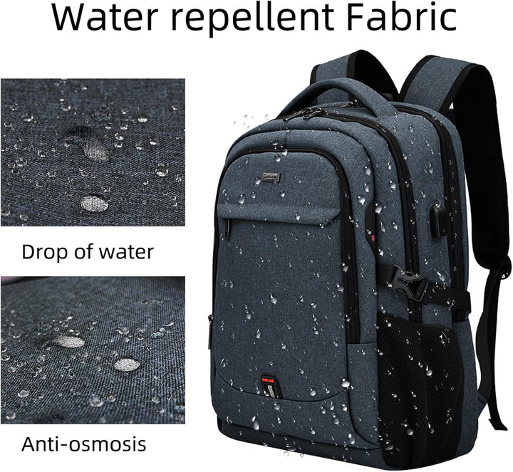 Anti-theft unisex backpack, perfect for travel, work, and college.