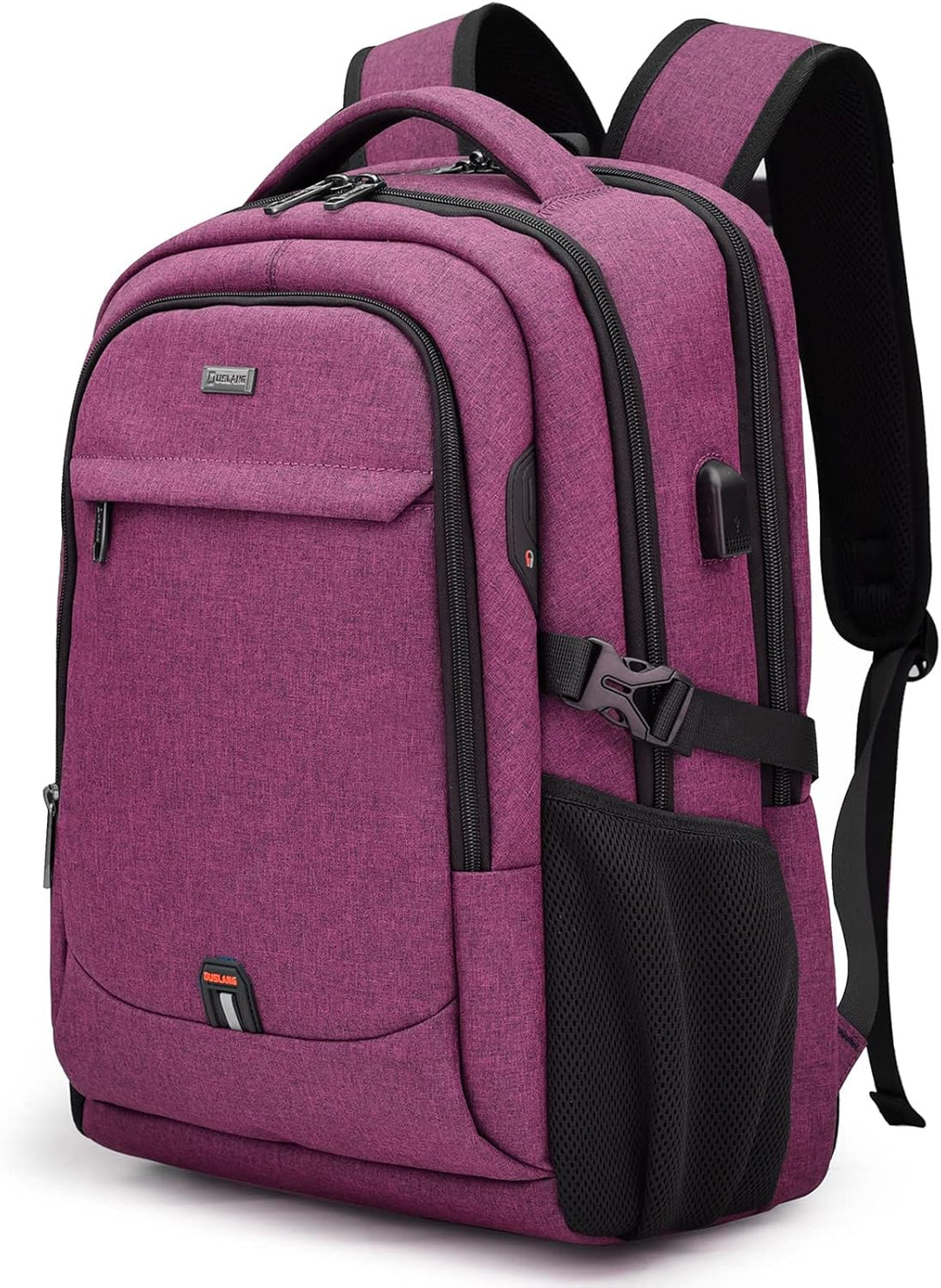 Durable carry-on travel backpack, water-resistant & with smart organization.