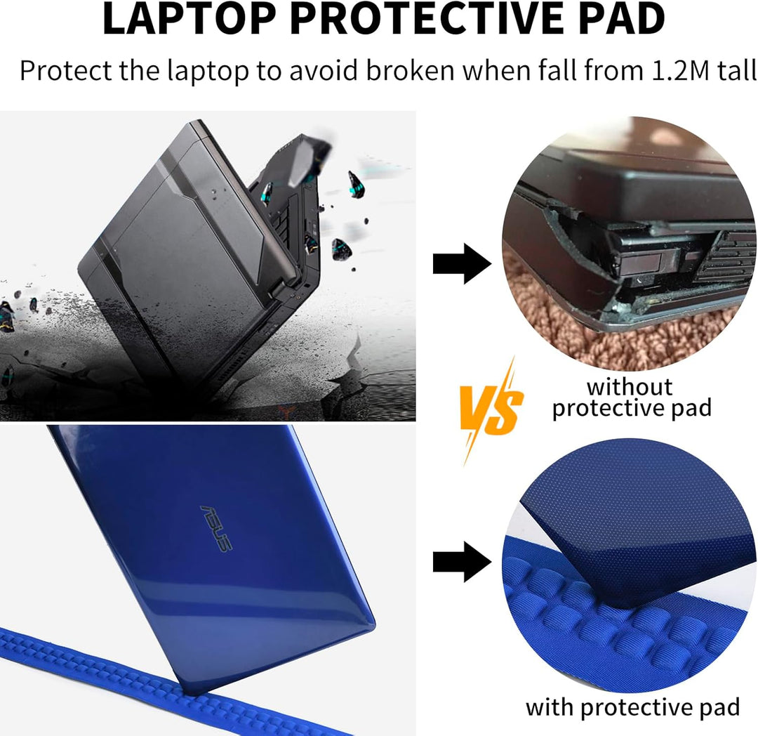 Anti-theft laptop backpack, spacious interior for all your gear.