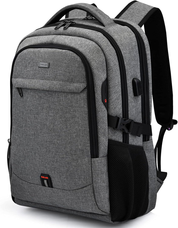 Practical carry-on bag, water-resistant, with an integrated USB charger.
