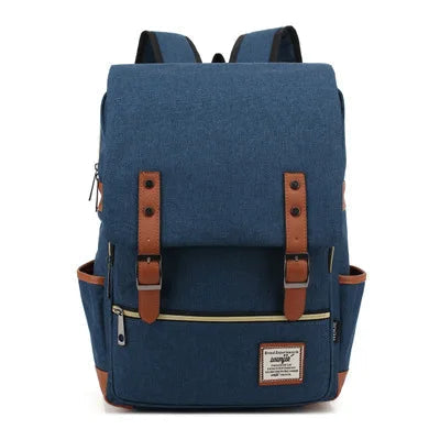 Interior view: organized waterproof backpack with laptop sleeve, tablet pocket, and multiple compartments.