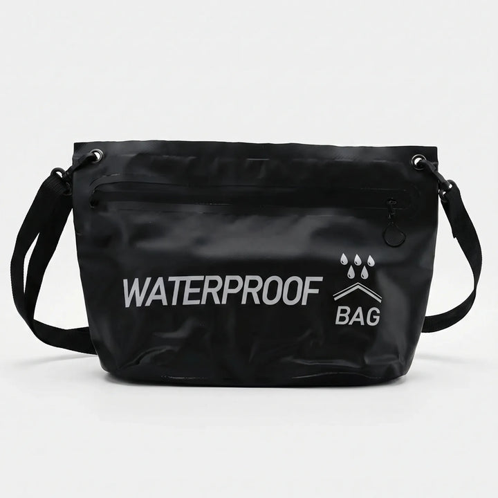 Essential waterproof dry bag for kayaking, paddleboarding & beach trips. Keeps phone, wallet, keys dry.