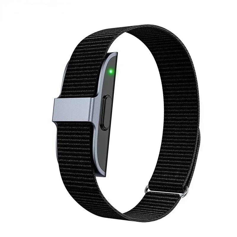 Sleek waterproof unisex fitness tracker with Bluetooth, heart rate monitor, pedometer & activity tracking.