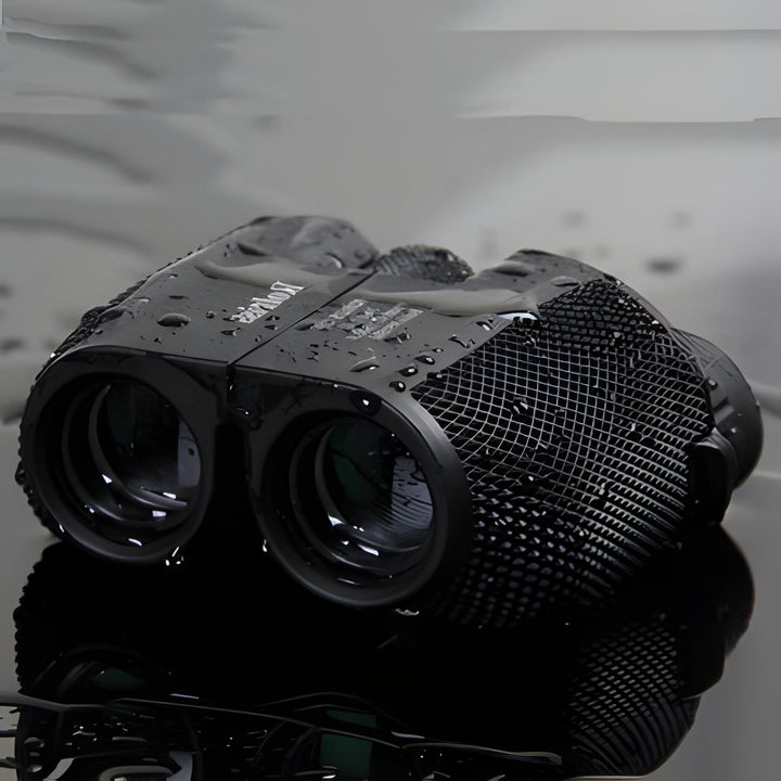 Unisex waterproof high-power binoculars for night vision, perfect for hunting, bird watching, and outdoor adventures.