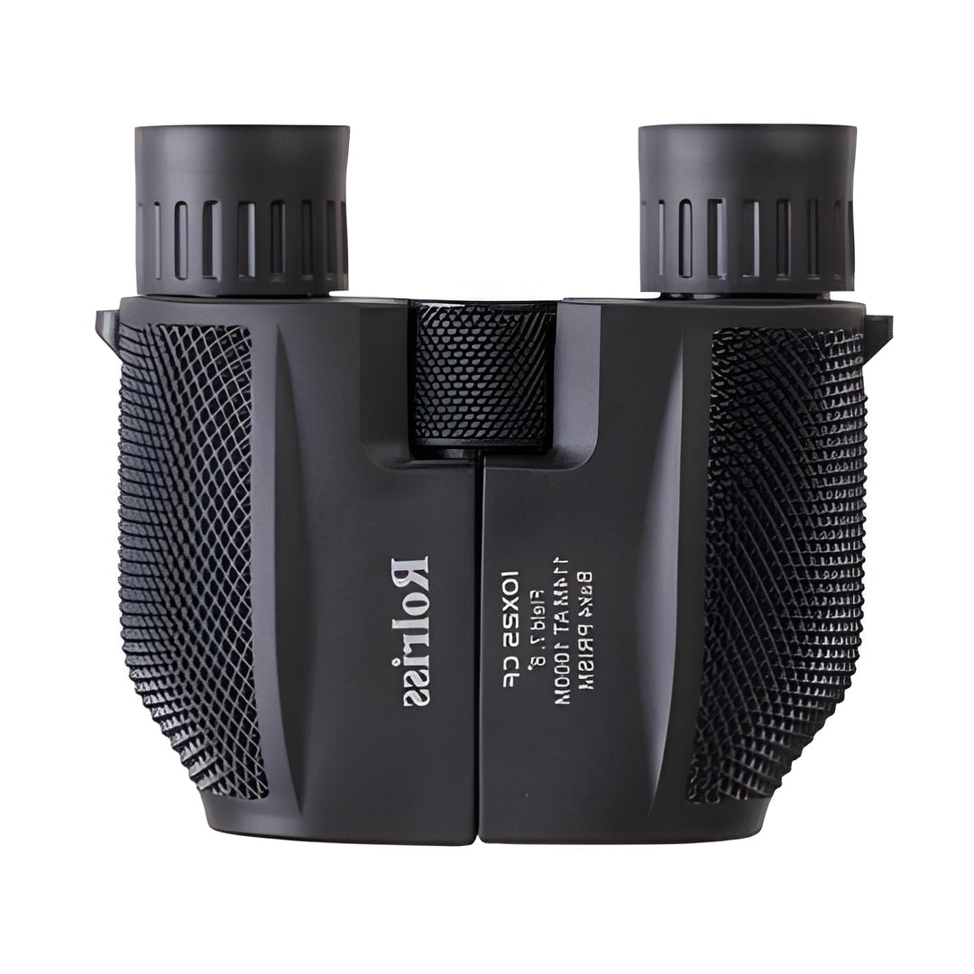Compact, unisex waterproof binoculars with high power and night vision for hiking, travel, and wildlife viewing.