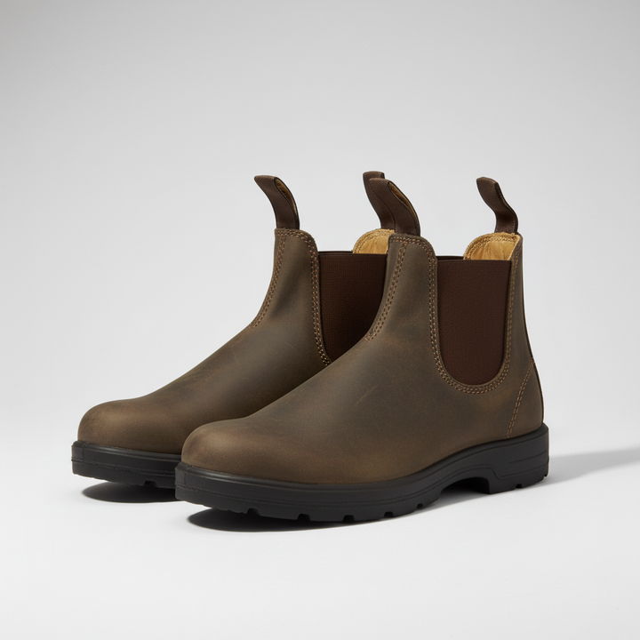 Close-up of waterproof unisex snow boot with textured sole and warm insulation, ideal for cold weather