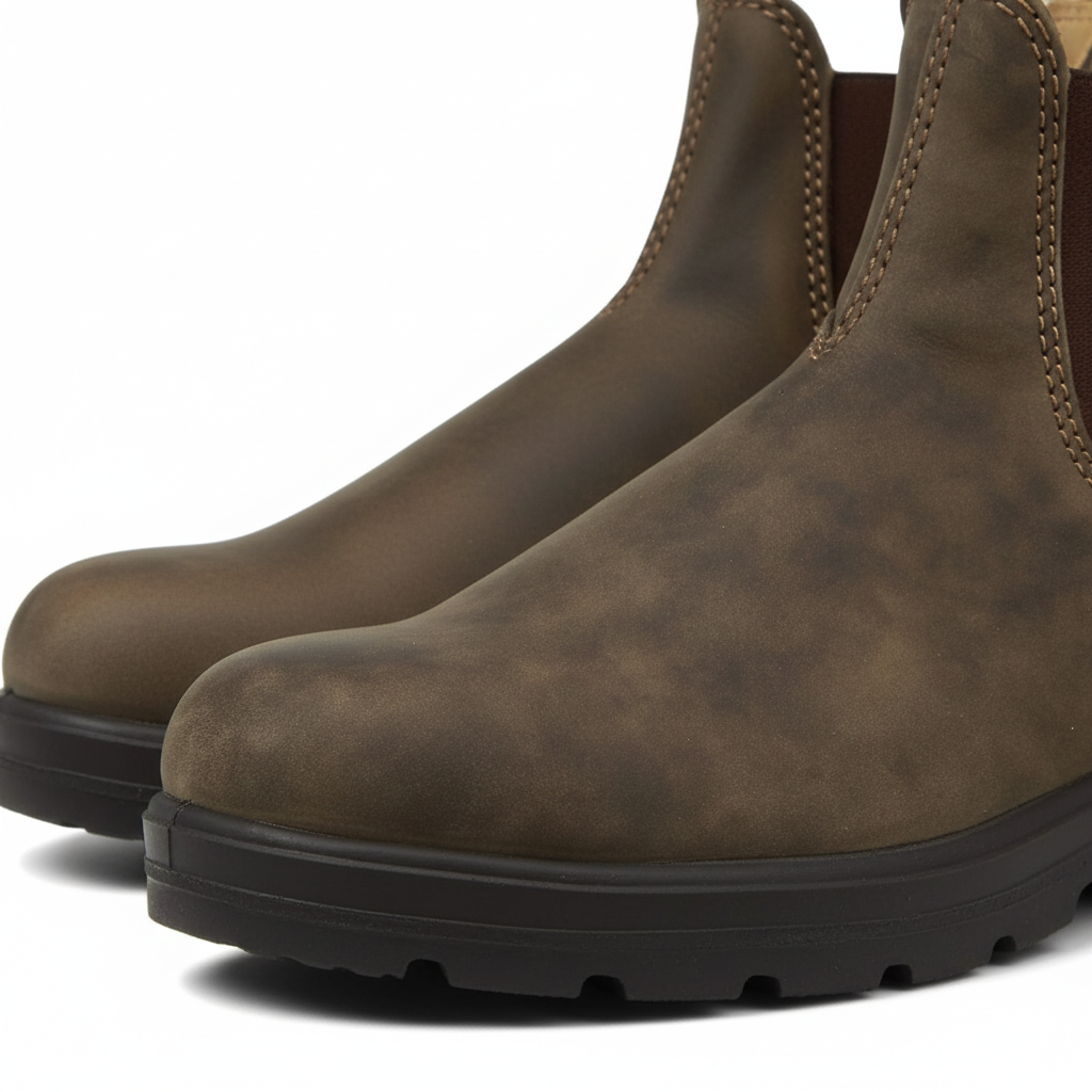 Pair of black unisex waterproof insulated snow boots, side view, showing arch support and durable design