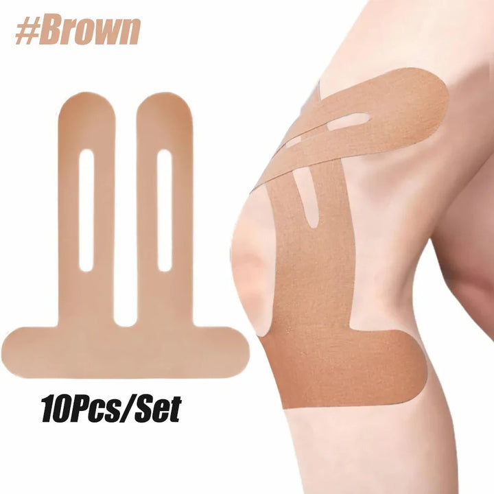 Durable, waterproof unisex sports tape for reliable knee and muscle support during any physical activity.