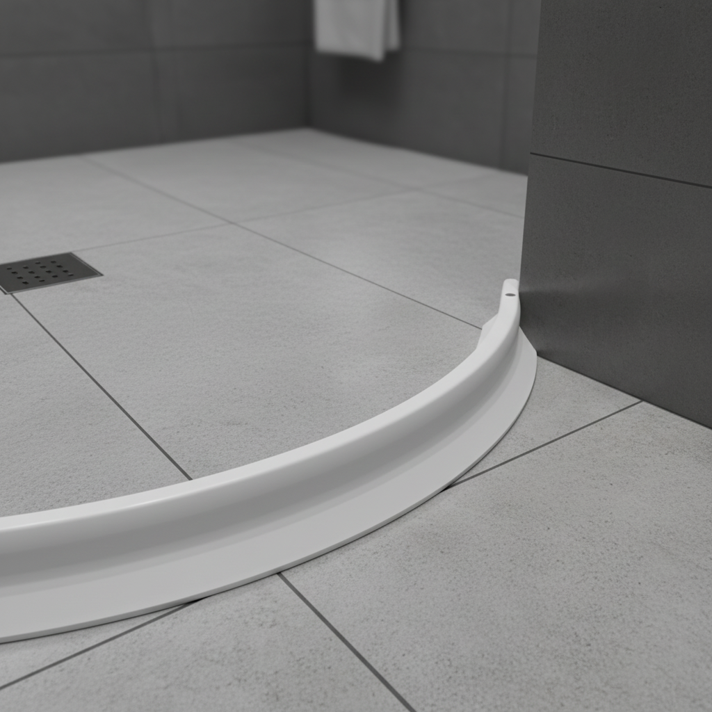 Unisex waterproof Kompakte AquaStrip shower barrier strip, self-adhesive for bathroom floor protection