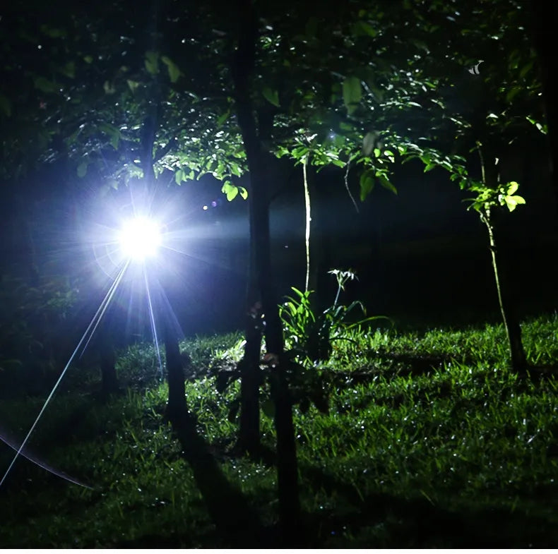 Durable waterproof LED headlamp with powerful zoom, ideal for nocturnal outdoor exploration