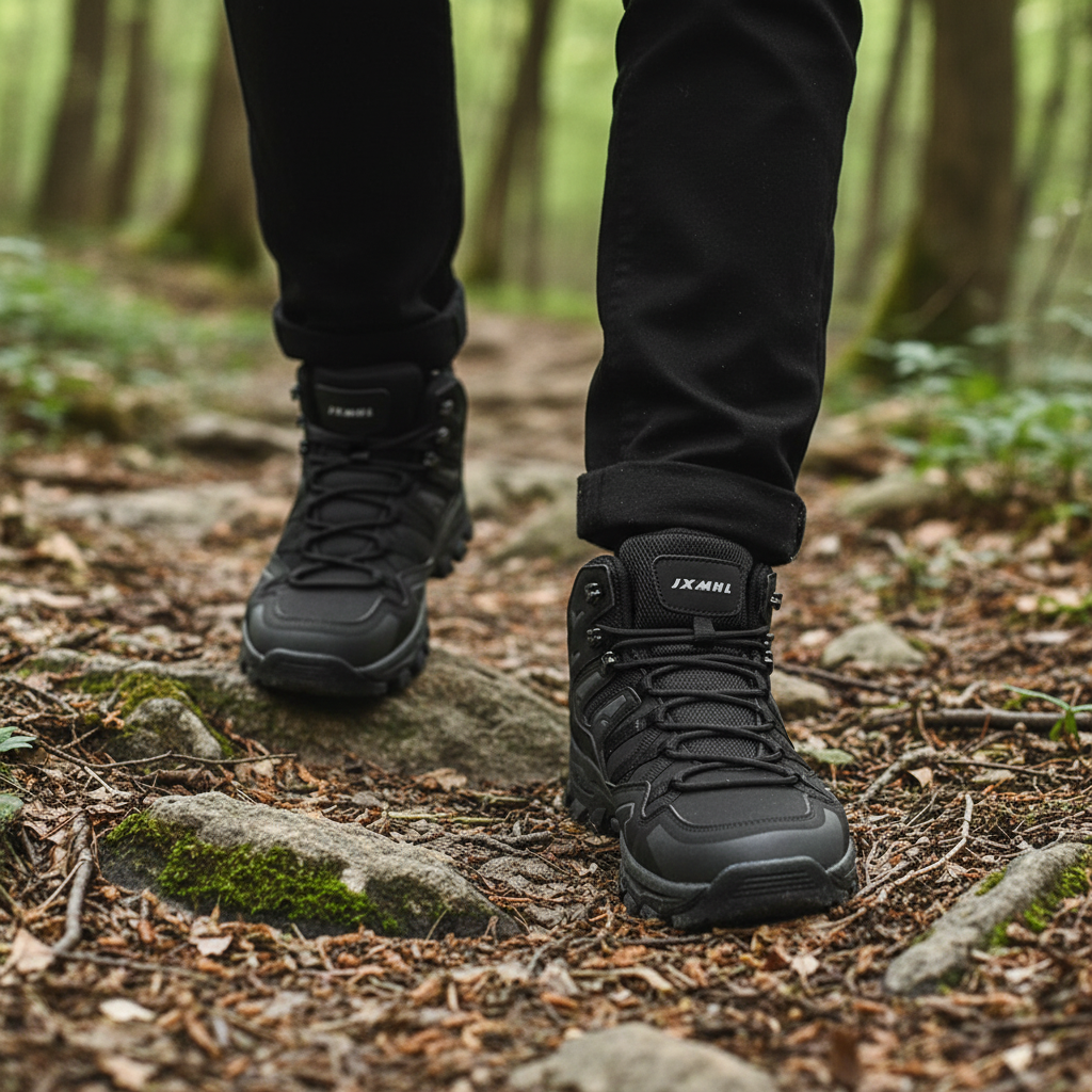 Unisex waterproof lightweight hiking boots for all-weather trail adventures
