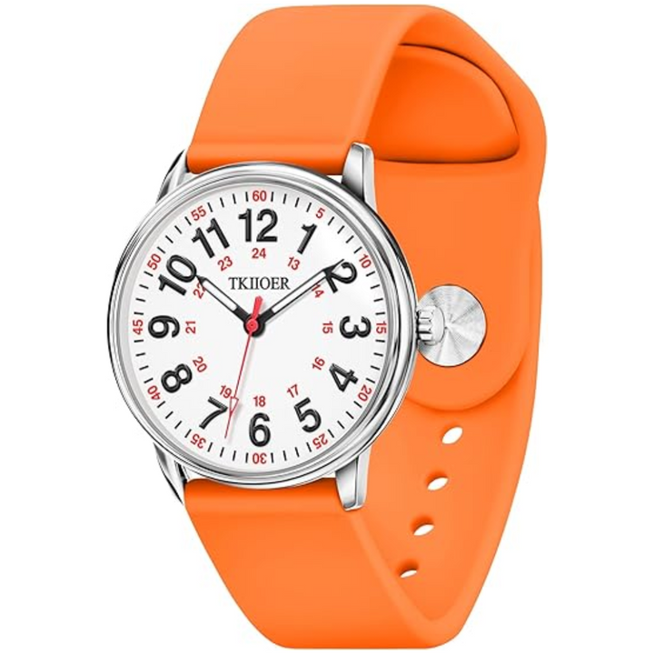 Unisex luminous watch for nurses, waterproof, date display, a dependable timepiece for healthcare students.
