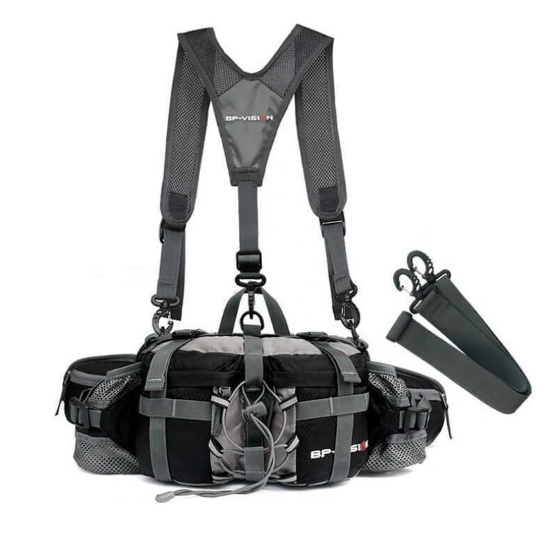 Durable, waterproof crossbody bag, perfect for outdoor adventures & travel.
