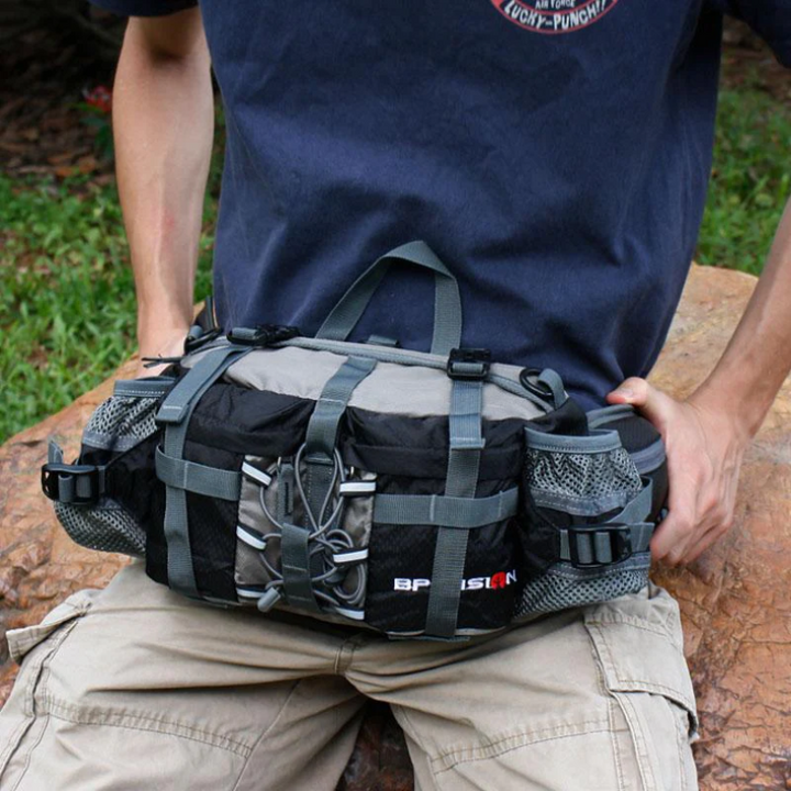 Spacious unisex waterproof crossbody bag for essentials on any outdoor adventure.