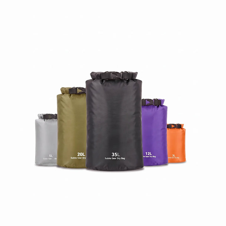 Versatile unisex waterproof dry bag for outdoor gear protection. Roll-top closure for hiking, boating & adventure.