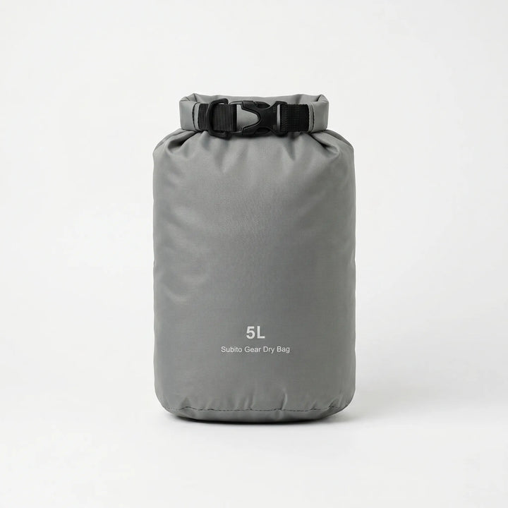 Durable waterproof roll-top dry bag protects gear during kayaking, boating, and outdoor adventures.