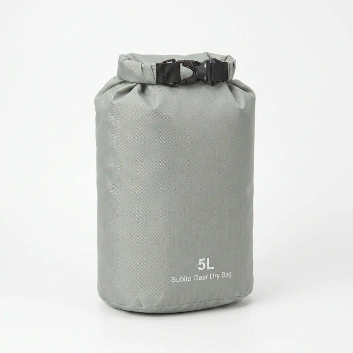 Adventure-ready waterproof roll-top dry bag. Lightweight, durable outdoor gear for hiking and kayaking.