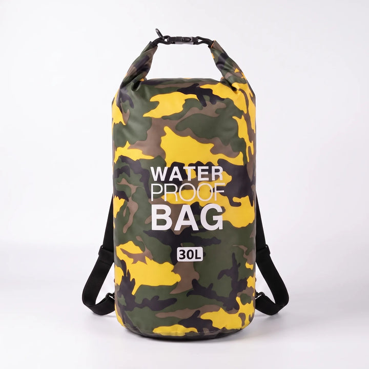 Protect your valuables with this waterproof dry bag, ideal for camping, hiking & water sports.