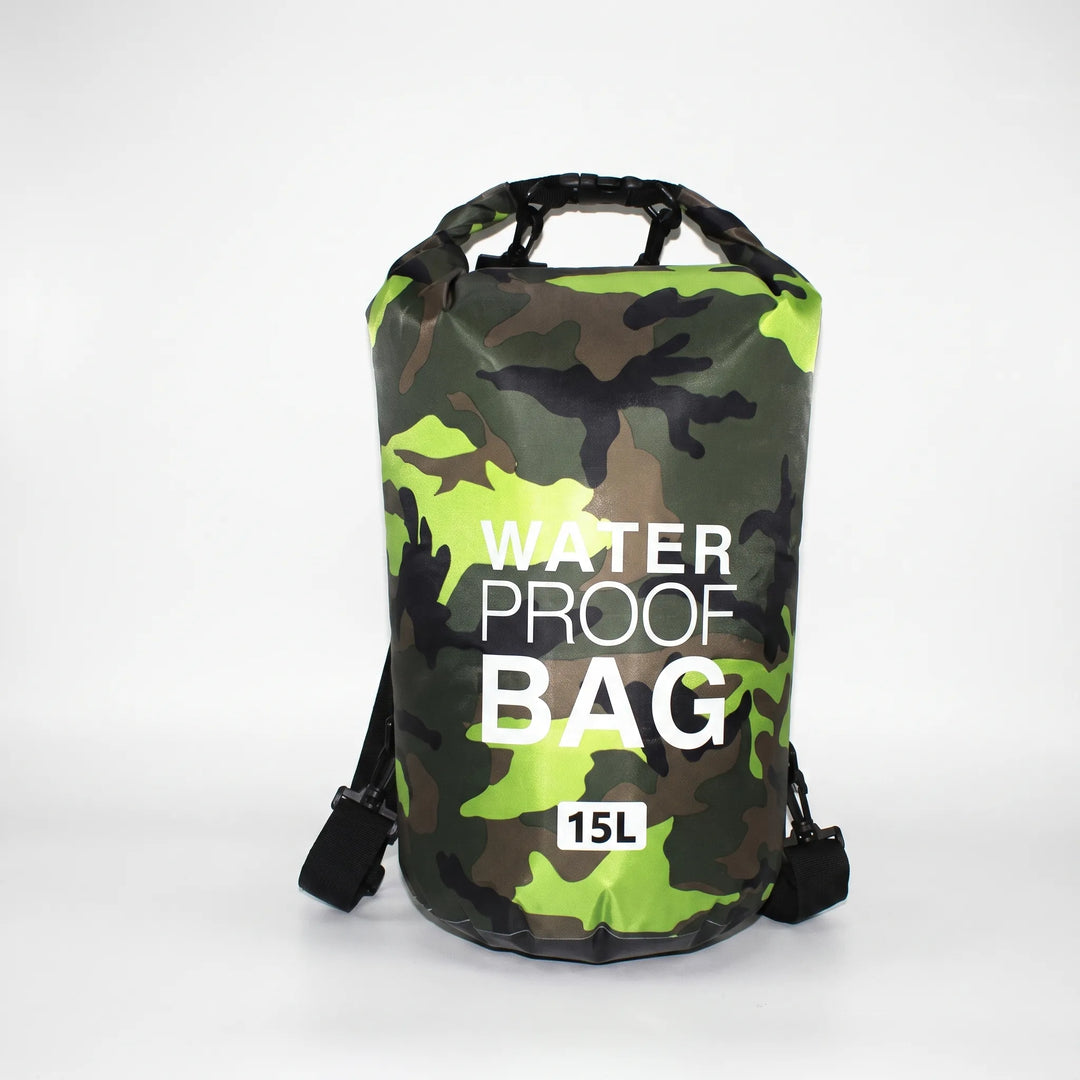 Unisex outdoor waterproof roll-top dry bag, perfect for backpacking, kayaking & river trips.