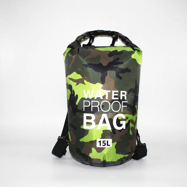 Unisex outdoor waterproof roll-top dry bag, perfect for backpacking, kayaking & river trips.