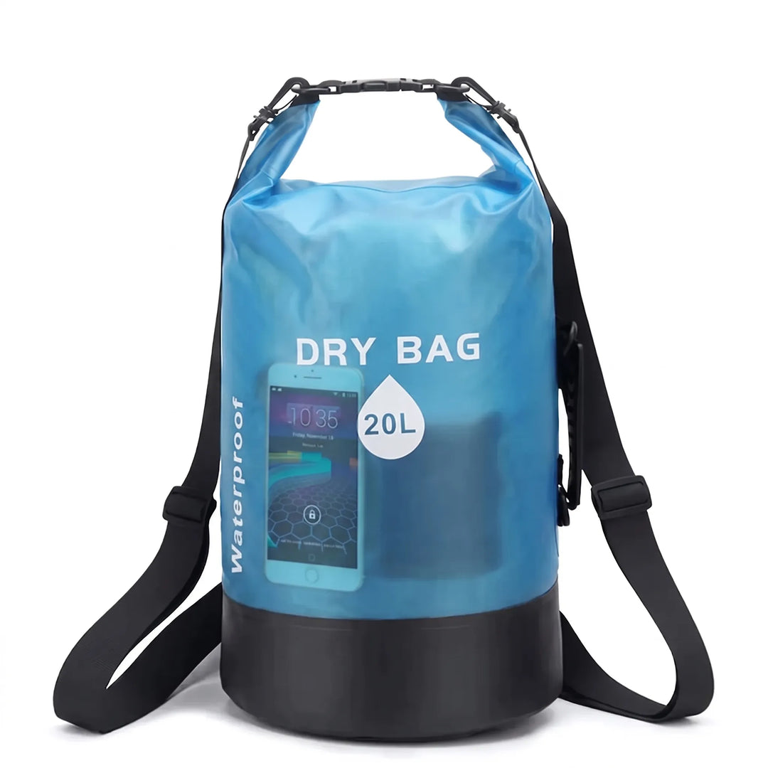 High-quality waterproof roll-top bag, an indispensable travel accessory for all outdoor enthusiasts.