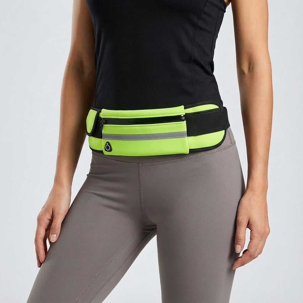 Versatile running fanny pack, a durable and waterproof gym accessory for active lifestyles