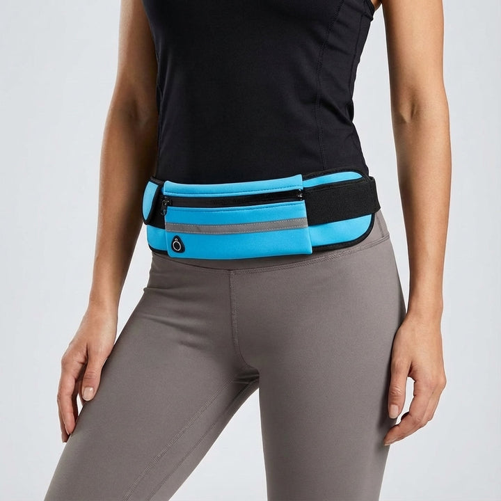 Lightweight and waterproof sport hip bag, designed for runners and active wear enthusiasts