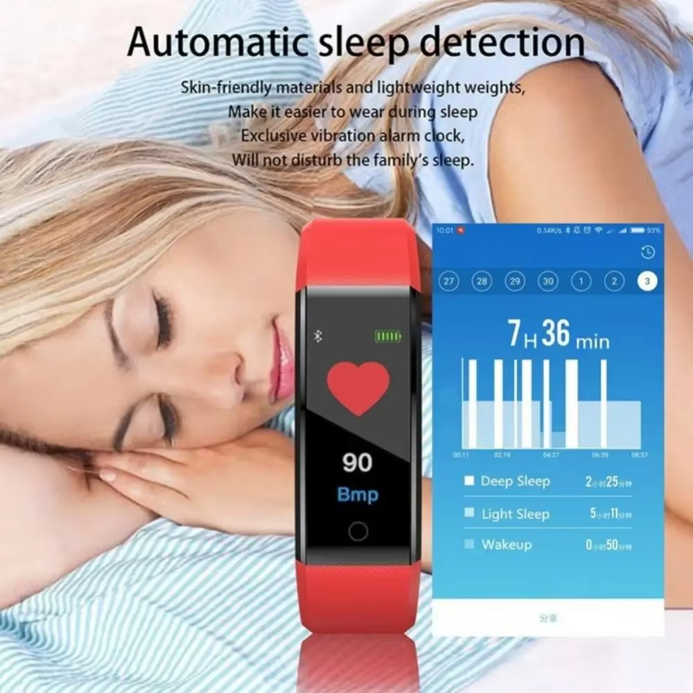 All-in-one unisex health monitor smartwatch. Waterproof, tracks fitness, heart rate, blood pressure, and activity.