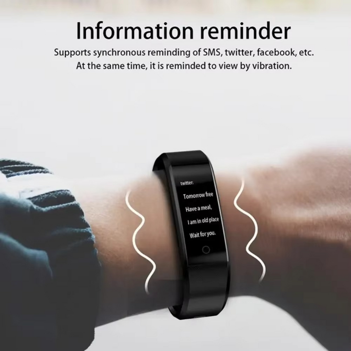 User-friendly unisex smartwatch for active lifestyles. Tracks health metrics, workouts, and daily steps.