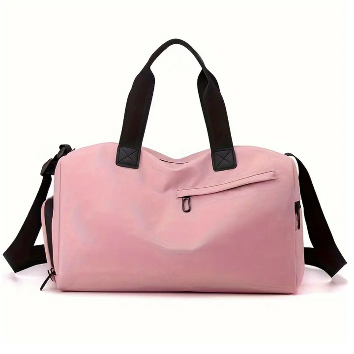 Practical waterproof weekend bag with shoe storage, great for sports, gym, and short travels.