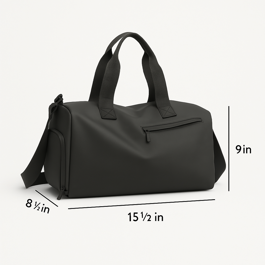 Unisex waterproof duffel bag for sports & travel, featuring a smart separate shoe compartment.