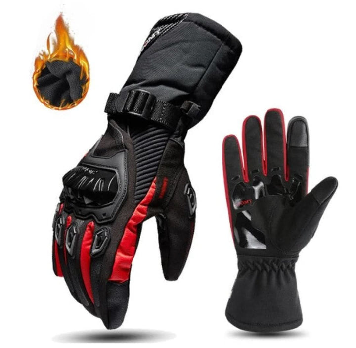 ShieldRide unisex waterproof thermal motorcycle gloves; ultimate winter hand protection.