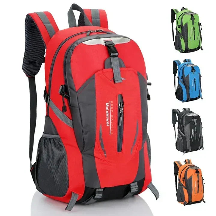 Unisex waterproof travel backpack for organized adventures. Durable, multi-compartment bag for daily carry & commuting.