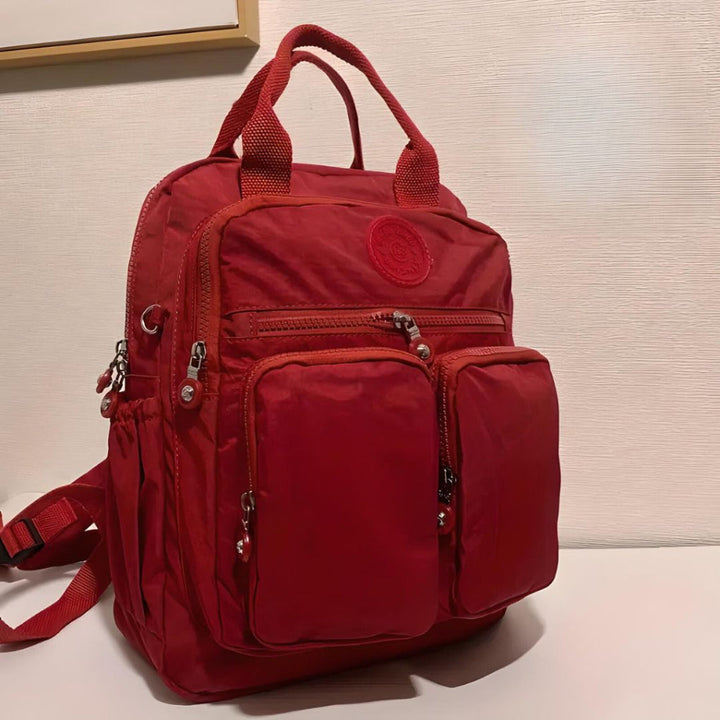 Versatile waterproof urban travel backpack for everyday carry. Unisex style with multiple compartments.