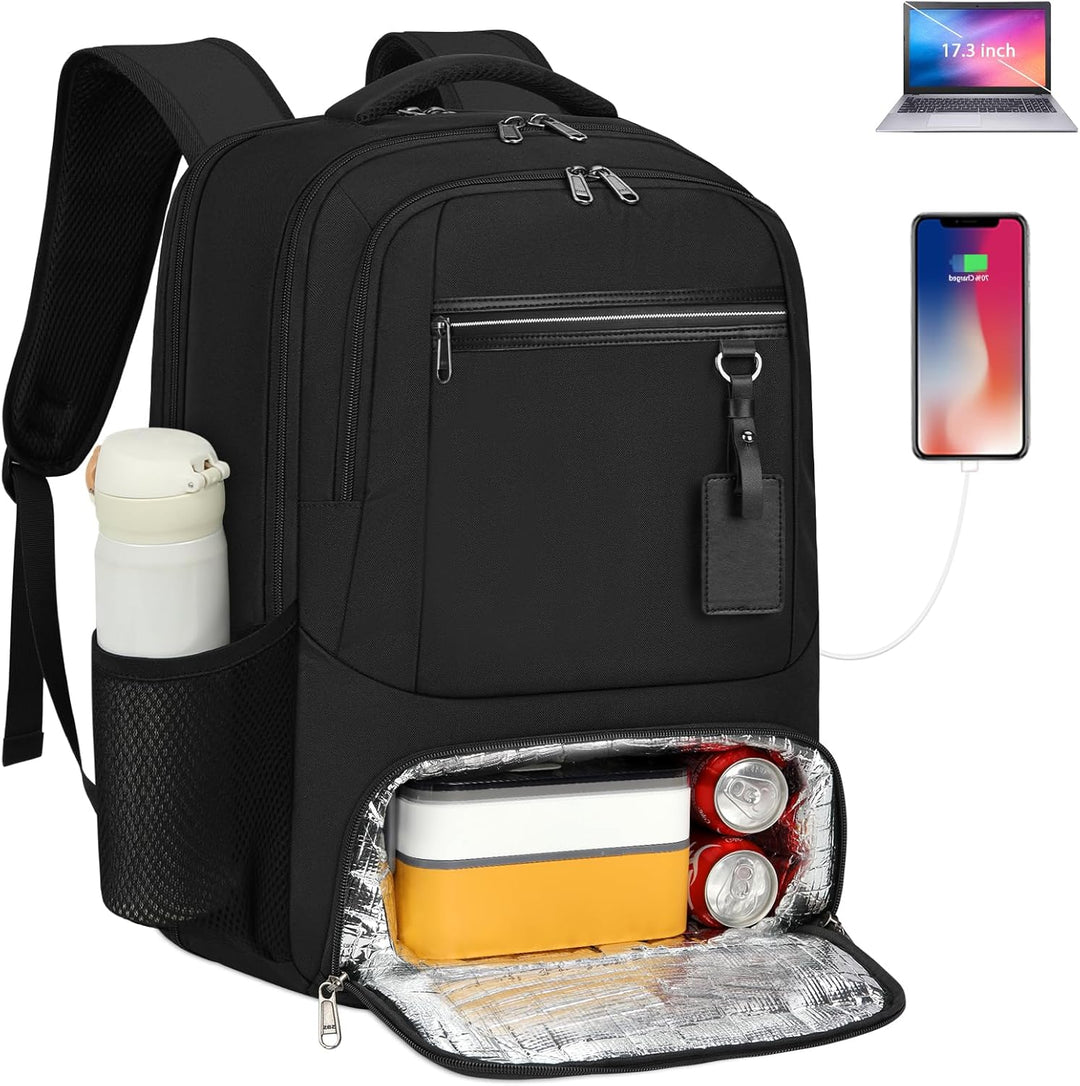 Versatile unisex travel backpack, waterproof with USB port for tech essentials.