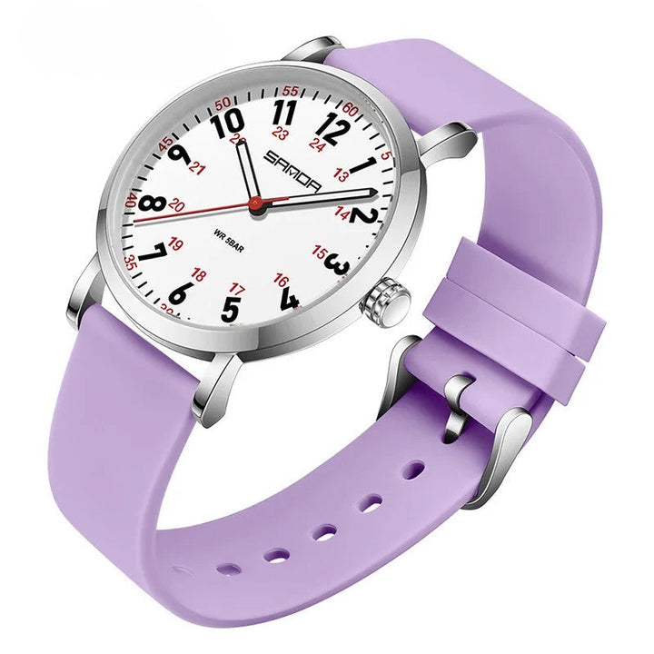 Unisex healthcare watch, waterproof & easy-read for nurses & doctors. Professional, durable scrub watch, precision time.
