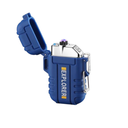 Durable waterproof electric plasma lighter, great for campers, hikers, and survivalists.