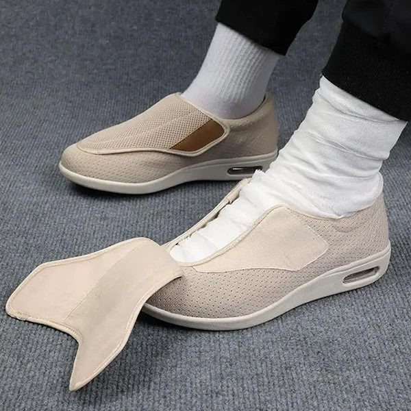 Unisex wide diabetic shoes for swollen & sensitive feet, offering ultimate comfort & pain relief.