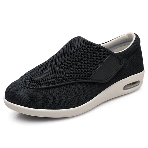 Adjustable wide fit diabetic shoes for sensitive, swollen feet. Orthopedic support & easy lace-up design.
