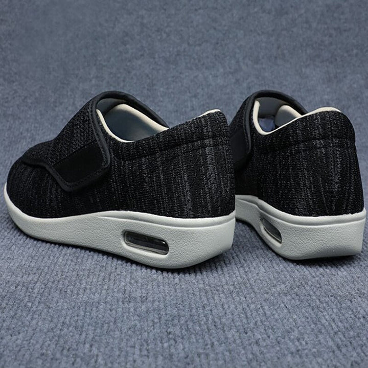 Orthotic friendly diabetic shoes, unisex design with spacious toe box for ultimate comfort and foot health.