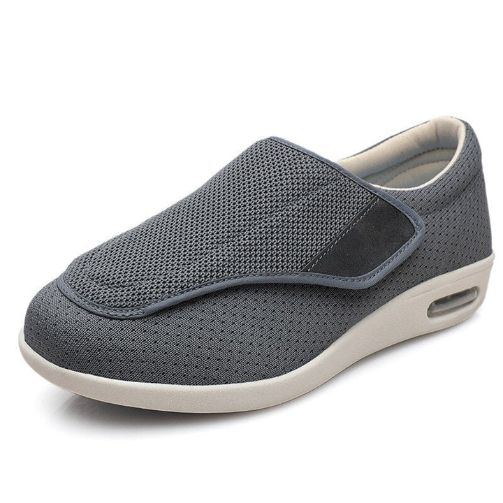 Diabetic foot care shoes, unisex, designed for maximum comfort and support for painful or swollen feet.