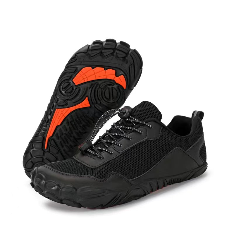 Barefoot natural fit unisex hiking shoes with wide toe box for optimal foot health & movement.